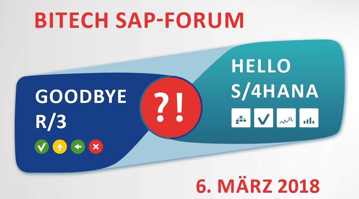 Bitech SAP-Forum 2018 im Bayer Kasino