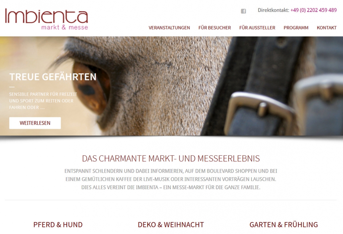 Livestyle-Messe "Imbienta" aus der Traufe gehoben