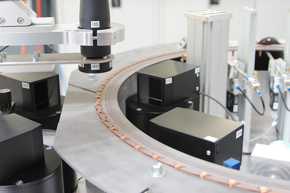 Messmaschine mit Rondel