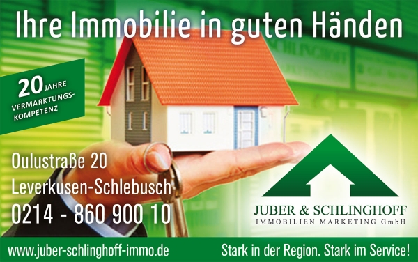 Big Poster in Leverkusen: 40 Quadratmeter für Juber &amp; Schlinghoff!