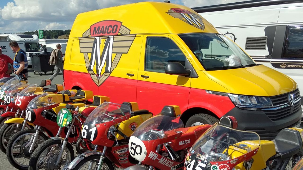 Immer beim MAICO-Motorsport dabei: MAICO Transporter von Peter Vagt